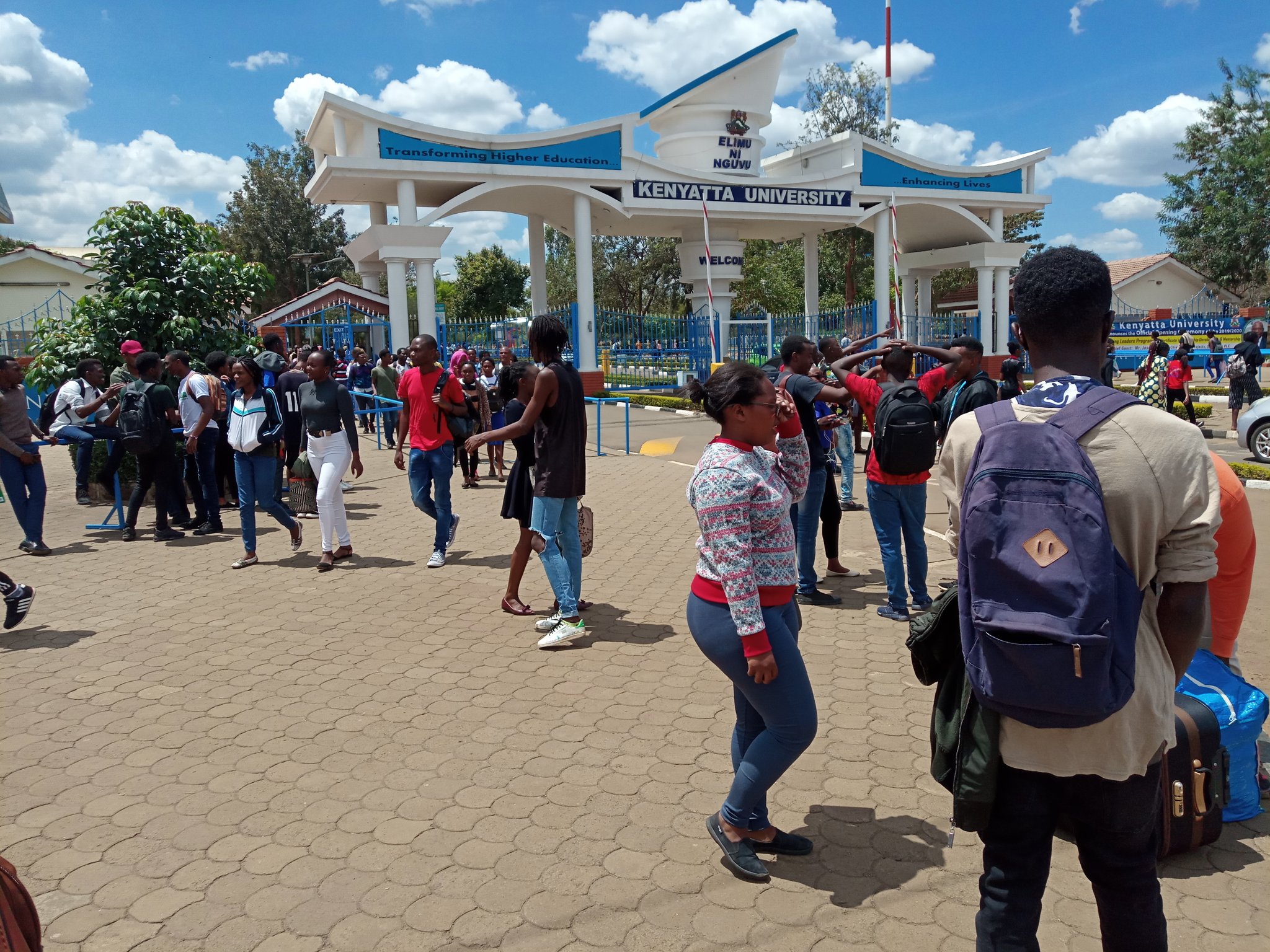 KENYATTA UNIVERSITY STUDENTS UNREST