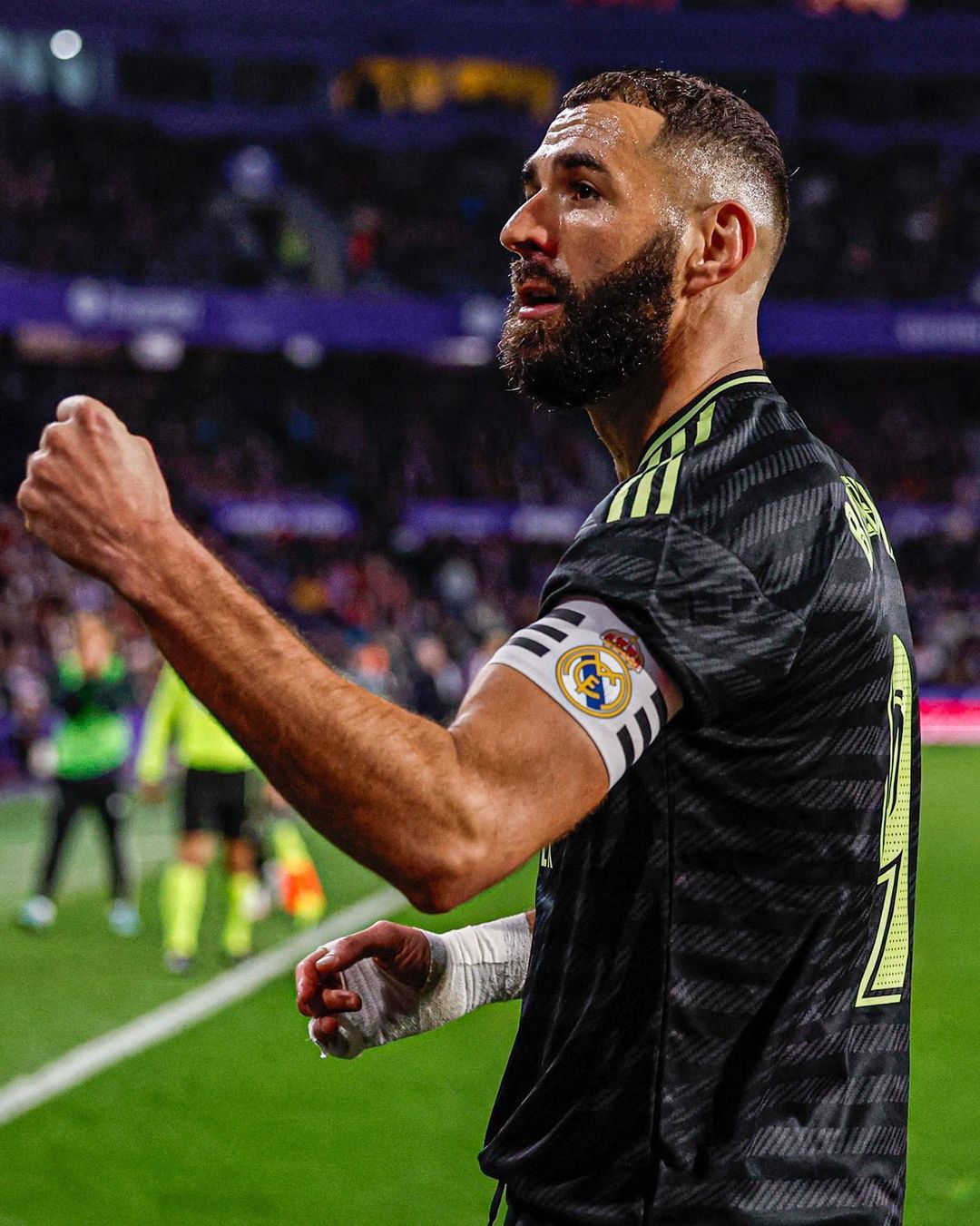 Benzema brace seals victory for Real Madrid against Valladolid