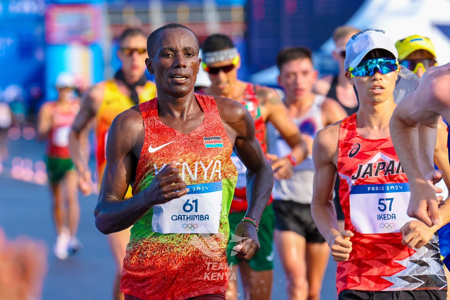 Gathimba Battles it out on the Race-Walking Track