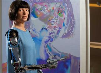 Portrait by World’s First Ultra-realistic Robot Artist Shatters Auction Records.